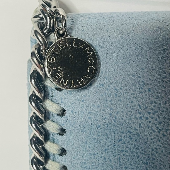 Stella McCartney Falabella Small Flap Wallet powder blue silver hardware - Picture 5 of 15
